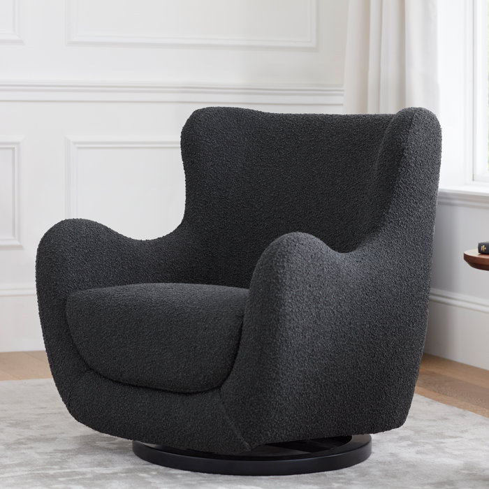 Solstice Swivel Glider in Boucle AllModern